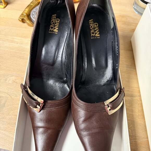 Gianna Versace Brown High Heel Size 9.5 - Picture 10 of 10